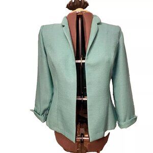 K Studio. Size 14. Lightweight Green Open Front Classic Jacket. GB